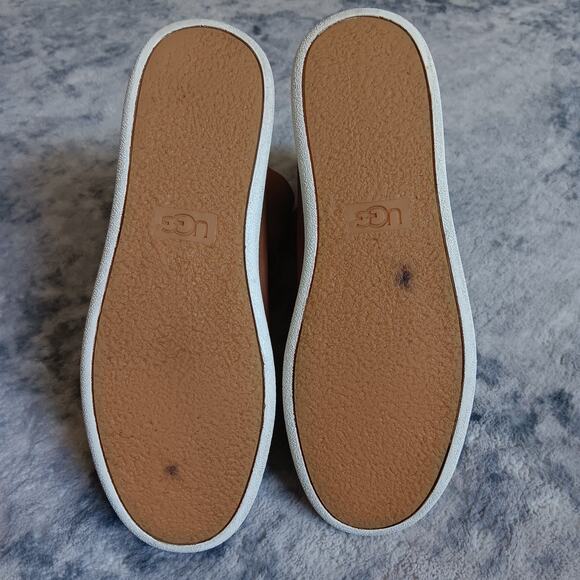 UGG Tan Ankle Boots with Cream Lining - Picture 10 of 10